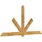 Ekena Millwork Kennewick Rough Sawn Timber Gable Bracket, Western Red Cedar, 108"W x 54"H x 2"D x 6"F, 12/12 Pitch GBW108X54X0206KEN00RWR - alternate 5